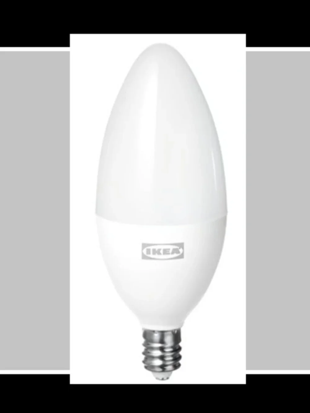 IKEA TRÅDFRI LED Chandelier Bulb E12 450 Lumens, Dimmable, White Spectrum